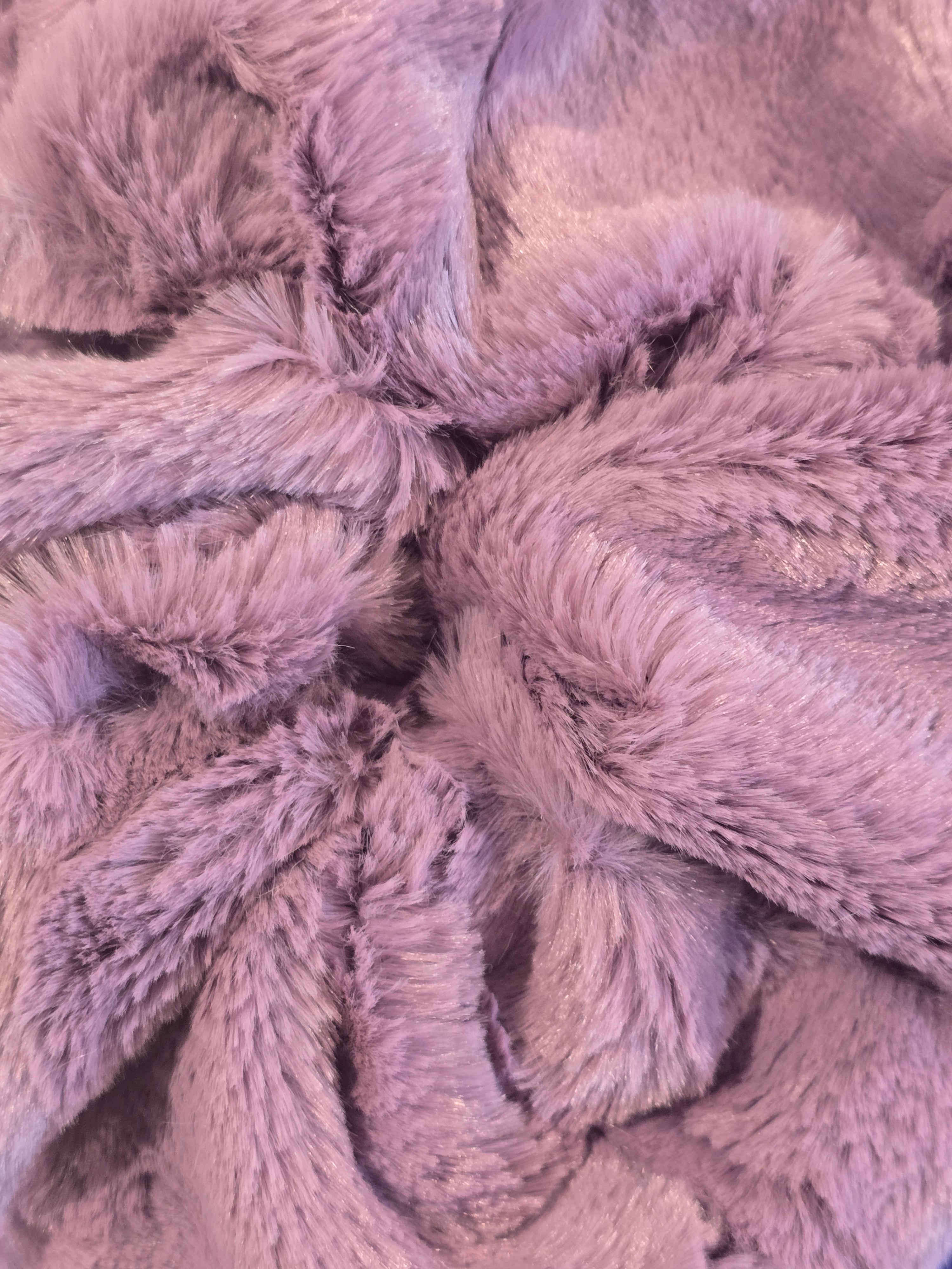 Medium Purple Silk Minky Scrunchie