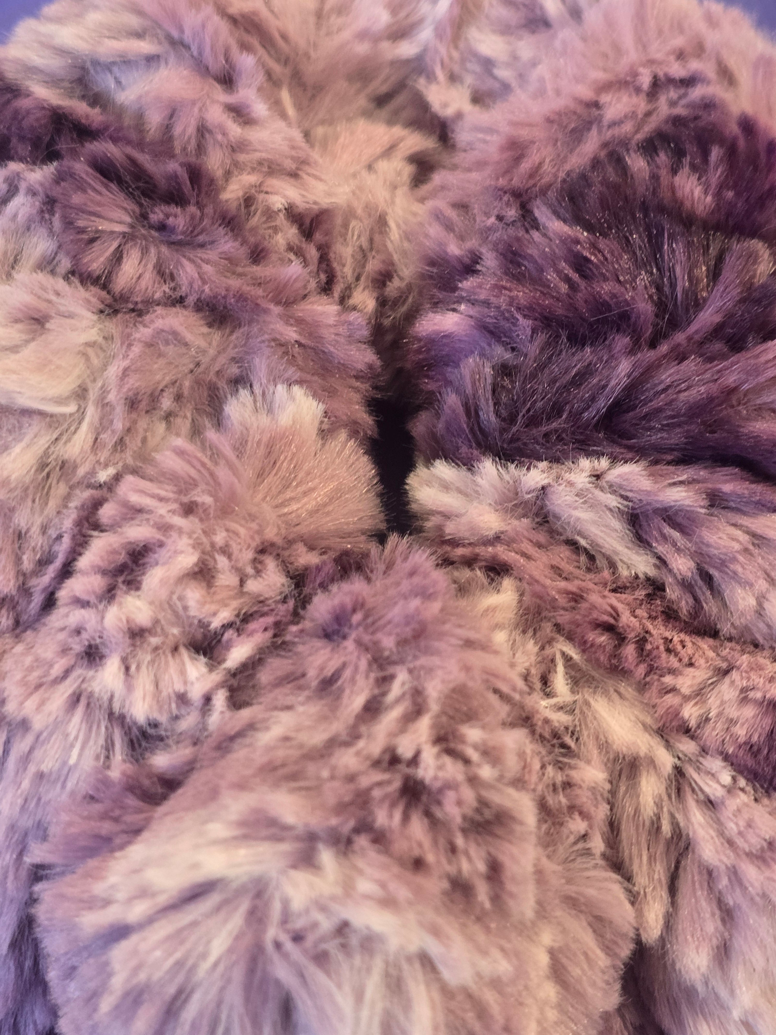 Small Purple Marble Scrunchie