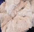 Small Cream Scrunchie