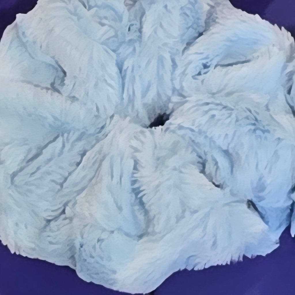 Small Baby Blue Scrunchie