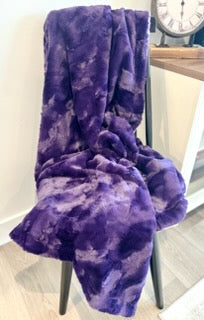 Purple Grape Throw Blanket