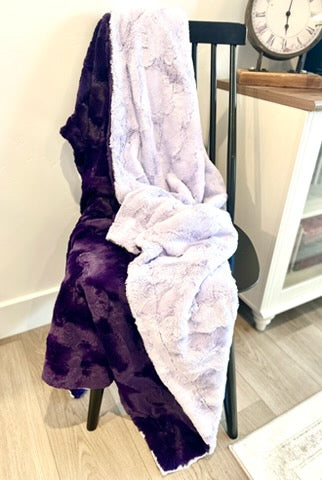 Purple Grape Throw Blanket