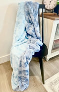 Elderberry Blue Throw Blanket