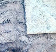 Elderberry Blue Throw Blanket