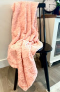Guava Pink Throw Blanket