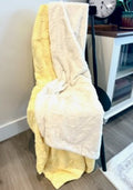 Banana Minky Throw Blanket