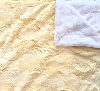 Banana Minky Throw Blanket