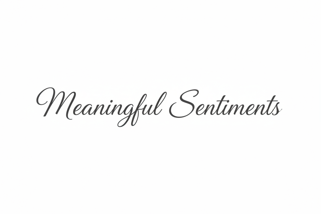 Meaningful Sentiments Gift Card