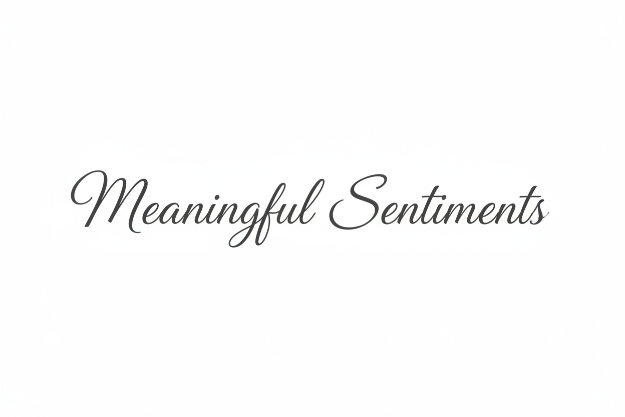 Meaningful Sentiments Gift Card